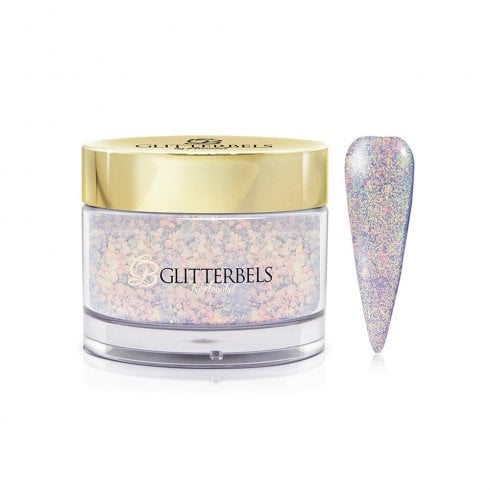 Glitterbels Pre-Mixed Glitter Acrylic Powder Sea Foam Crush 28g