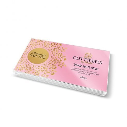 Glitterbels Square Matte Finish Nail Tips (504)