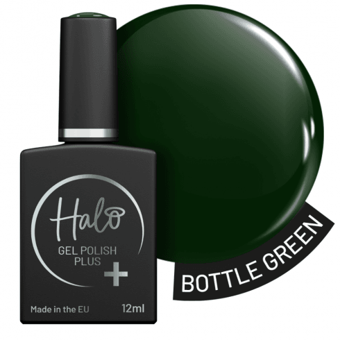 Halo  Gel Polish Plus Bottle Green 12ml
