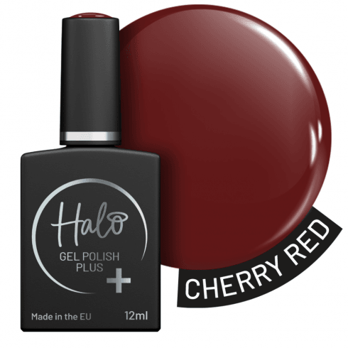 Halo  Gel Polish Plus Cherry Red 12ml