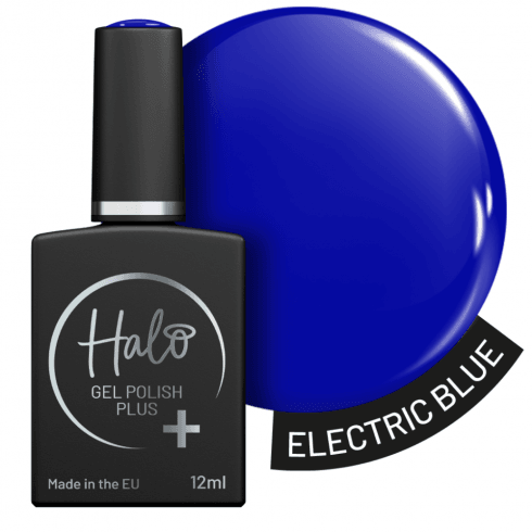 Halo  Gel Polish Plus Electric Blue 12ml