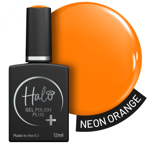 Halo  Gel Polish Plus Neon Orange 12ml