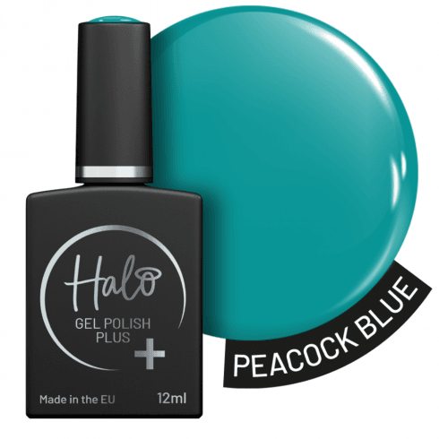 Halo  Gel Polish Plus Peacock Blue 12ml