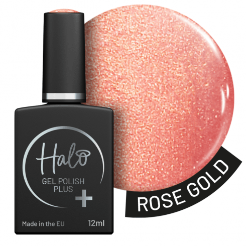 Halo  Gel Polish Plus Rose Gold 12ml