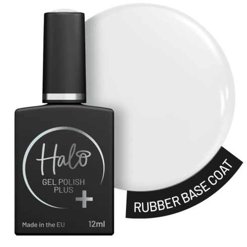 Halo  Gel Polish Plus Rubber Base Coat 12ml