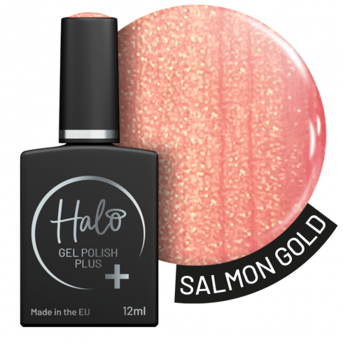Halo  Gel Polish Plus Salmon Gold 12ml