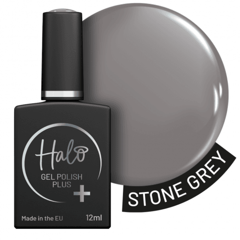 Halo  Gel Polish Plus Stone Grey 12ml