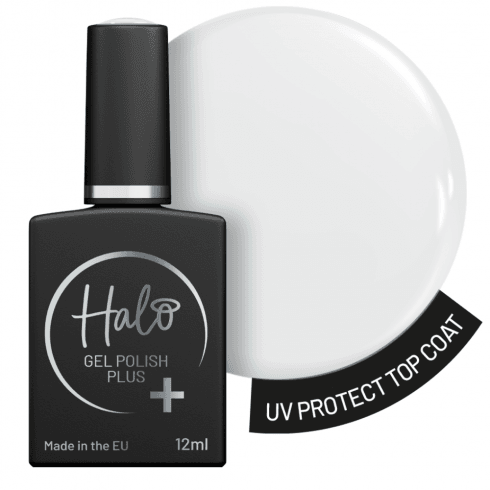 Halo  Gel Polish Plus UV Protect Top Coat 12ml