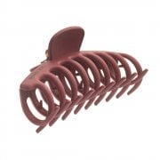 Straw Claw Clip Mulberry