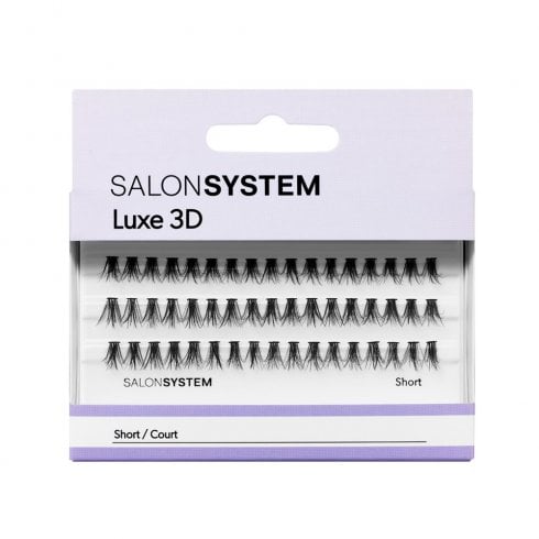 Salon System Individual Luxe 3D Lashes Short