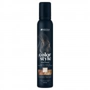 Indola Colour Mousse Beige Blonde hair colour on model with shoulder length hair