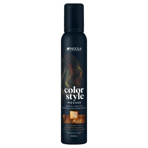 Indola Colour Style Mousse Color Style Mousse Light Brown Hazel 200ml