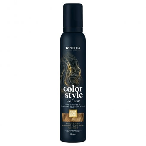 Indola Colour Style Mousse Color Style Mousse Medium Blonde 200ml