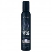 Indola Colour Mousse Pearl Grey before and after images