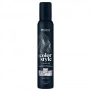 Indola Colour Mousse Silver before and after images