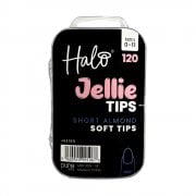 Jellie Nail Tips Short Almond - Size 0-11 (120)