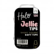 Jellie Nail Tips Short Square - Size 0-11 (120)