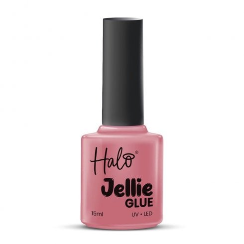 Halo Jellie UV/LED Brush-On Nail Glue 15ml