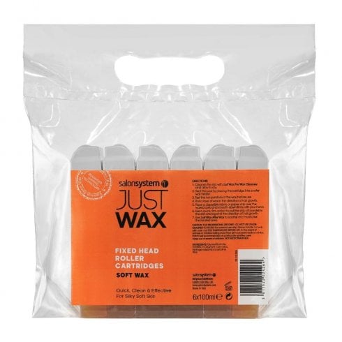 Just Wax Large Roller Soft Wax Cartridge (6x100ml)