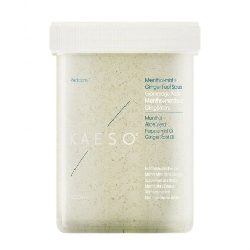 Kaeso  Pedicure Menthol-mint + Ginger Foot Scrub