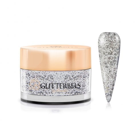 Glitterbels Loose Glitter Silver (Medium) 15g