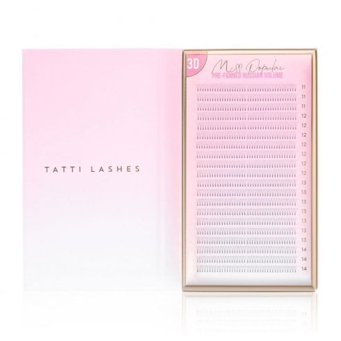 Tatti Lashes Mixed Pre-Fans 3D C Curl