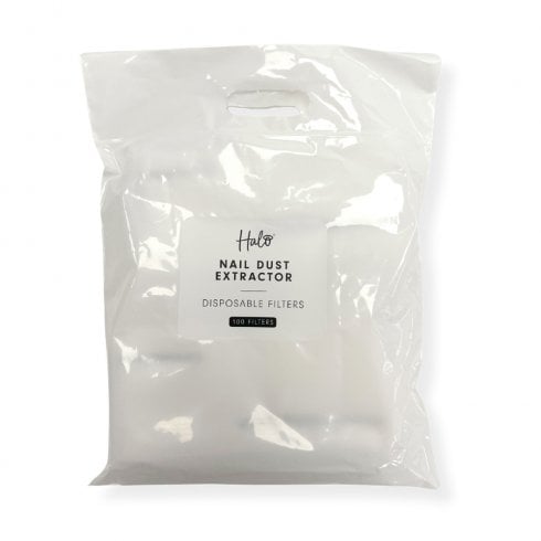 Halo Nail Dust Extractor Disposable Filters (100)