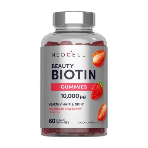 NeoCell Beauty Biotin 10,000µg Vegan Gummies