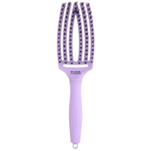 Olivia Garden Fingerbrush Boar & Nylon Lavender Medium