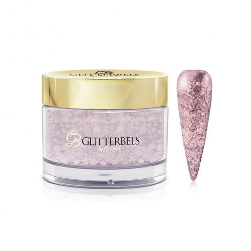 Glitterbels Pre-Mixed Glitter Acrylic Powder Adore Me 28g