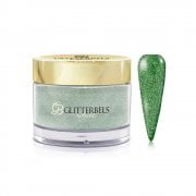 Pre-Mixed Glitter Acrylic Powder Bean Green 28g