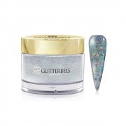 Pre-Mixed Glitter Acrylic Powder Blue Ice 28g