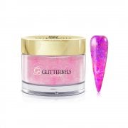 Pre-Mixed Glitter Acrylic Powder Bubblegum Flake 28g