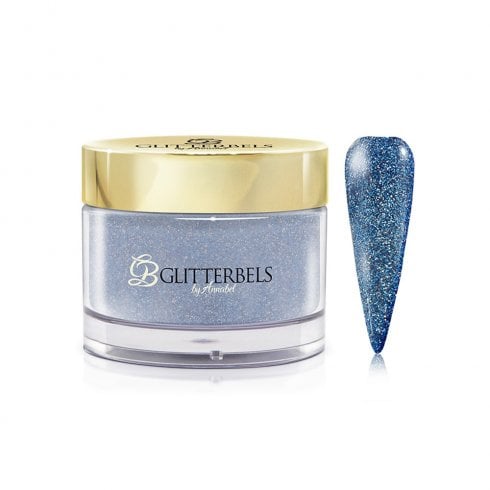 Glitterbels Pre-Mixed Glitter Acrylic Powder Caribbean Sea 28g