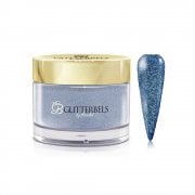 Pre-Mixed Glitter Acrylic Powder Caribbean Sea 28g