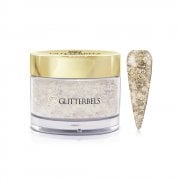 Pre-Mixed Glitter Acrylic Powder Chunky Gold 28g