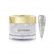 Pre-Mixed Glitter Acrylic Powder Chunky Silver 28g