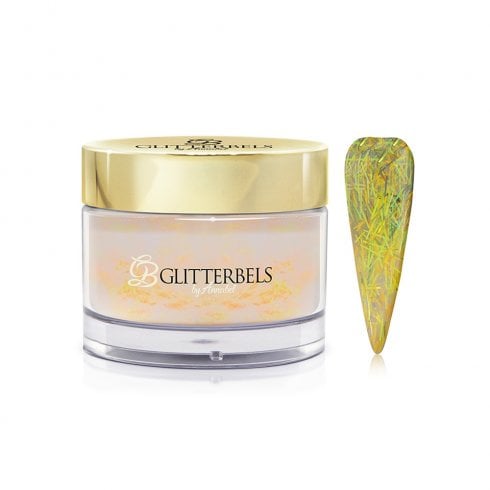 Glitterbels Pre-Mixed Glitter Acrylic Powder Citrus Dazzle 28g
