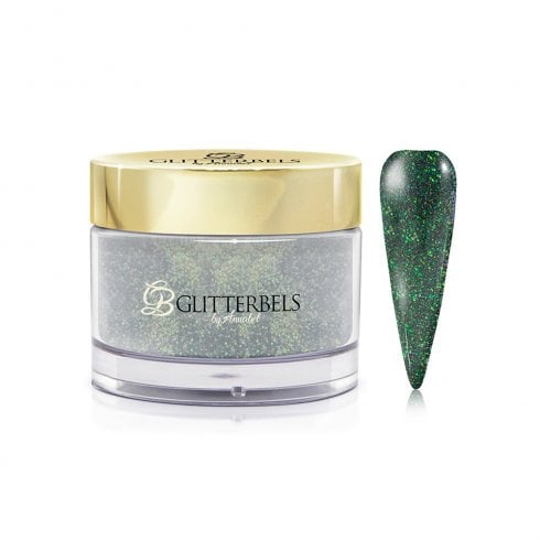 Glitterbels Pre-Mixed Glitter Acrylic Powder Forest Green 28g