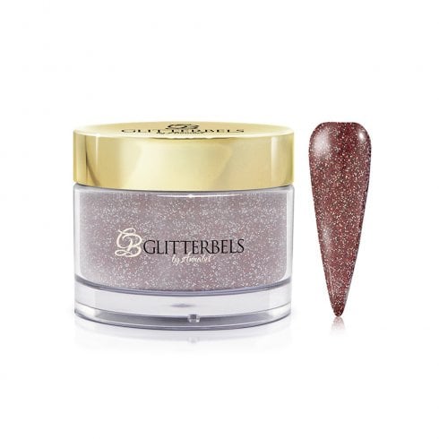 Glitterbels Pre-Mixed Glitter Acrylic Powder Garnet 28g