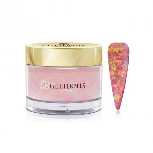 Glitterbels Pre-Mixed Glitter Acrylic Powder Hot Flake 28g