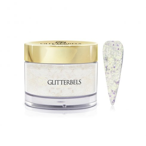 Glitterbels Pre-Mixed Glitter Acrylic Powder Iridescent Venus 28g