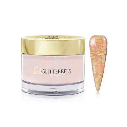 Glitterbels Pre-Mixed Glitter Acrylic Powder Mango Fizz 28g