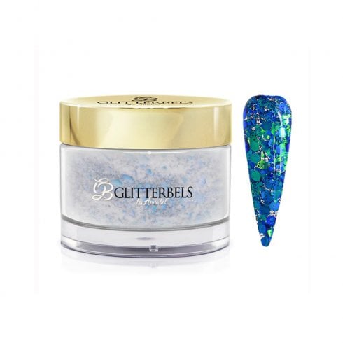 Glitterbels Pre-Mixed Glitter Acrylic Powder Ocean Dream 28g