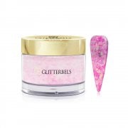 Pre-Mixed Glitter Acrylic Powder Pink Flake 28g