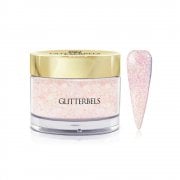 Pre-Mixed Glitter Acrylic Powder Pink Fluff Chunky 28g
