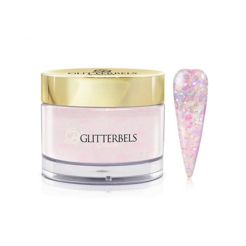Glitterbels Pre-Mixed Glitter Acrylic Powder Purrfect Pink 28g