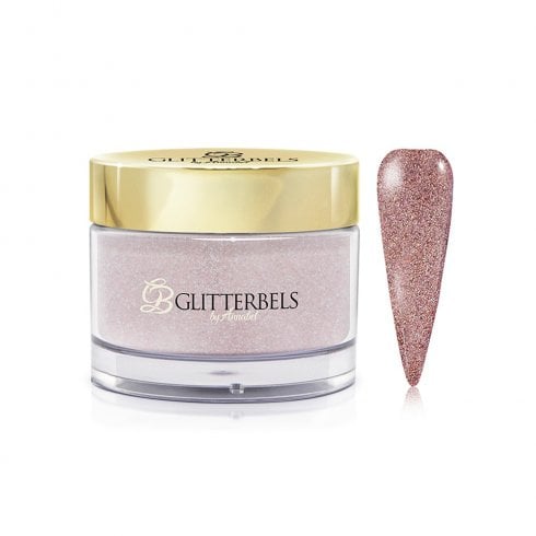 Glitterbels Pre-Mixed Glitter Acrylic Powder Rainbow Rose 28g