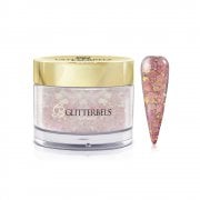 Pre-Mixed Glitter Acrylic Powder Roses In Gold 28g