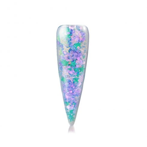Glitterbels Pre-Mixed Glitter Acrylic Powder Sea Candy 28g